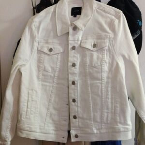 Joe's Jeans Women's XL White Denim Jacket